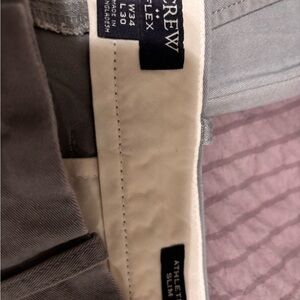 J. Crew Gray Athletic Slim Pants